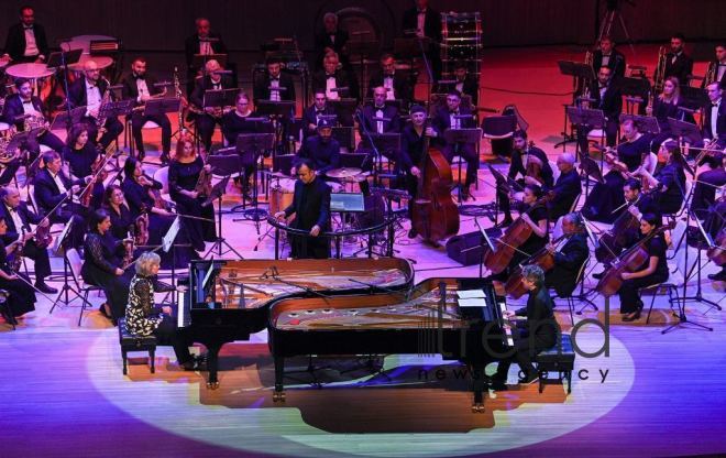 В Центре Гейдара Алиева состоялось торжественное открытие второго международного фестиваля фортепианной музыки Baku Piano Festival Азербайджан Баку 15 июня 2023